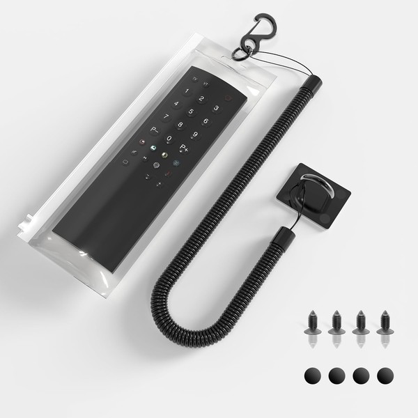 Retractable TV Remote Tether - 10ft Leash Attachment, Never Lose