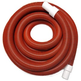 Primal Accessories PRAC-0215050 Commercial Grade 1.5" Heavy Duty Vacuum x 50' Feet Long with Hose Swivel, Red