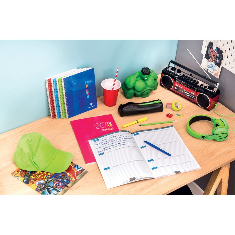 Clairefontaine 9547C Notebook DIN A5, 14 x 21 cm, 120