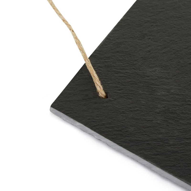 APOLLO 4570 Slate Door Sign, Stone, Grey, 25 x 10