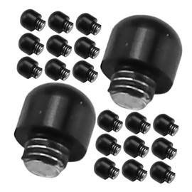 VICASKY 50pcs Shear Silencers for Hairdressing Scissors Noise Reduction Hairdressing Accessories for Barbershops and Home Use Black