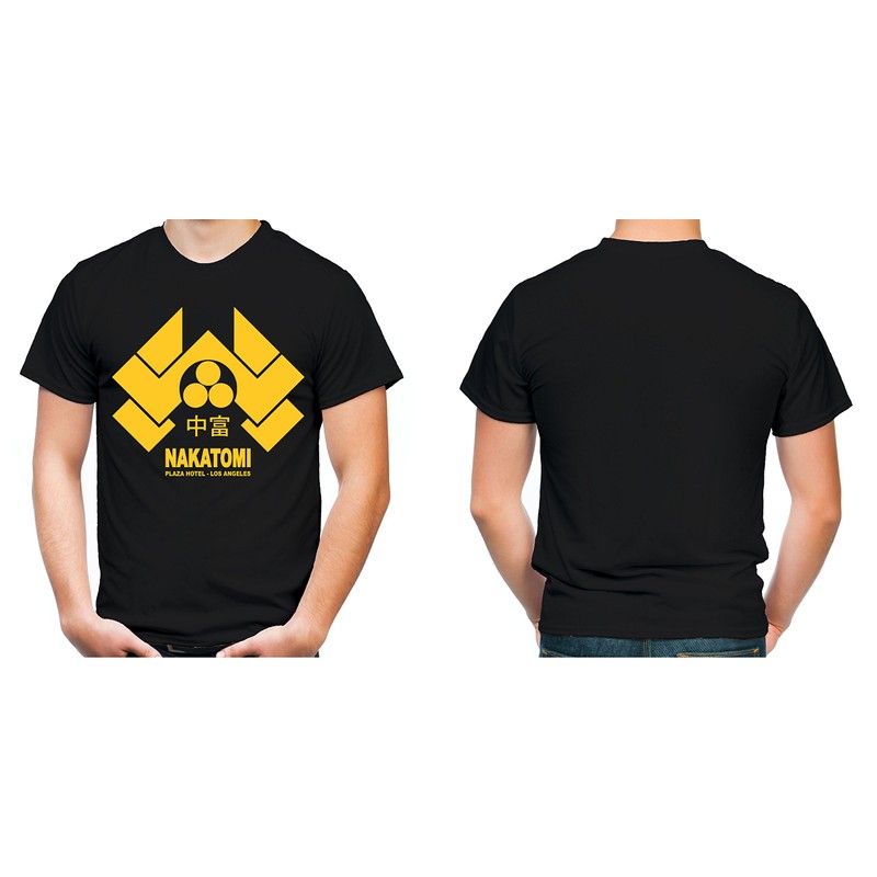 Nakatomi Plaza Men's T-Shirt | Saying Die Slow Gift, black