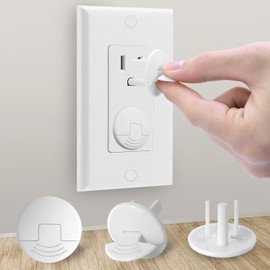 Outlet Covers Baby Proofing White – 38 Pack Child Proof Electrical Socket Plug Covers