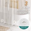 AmazerBath Heavy Duty Shower Curtain Liner 12 Gauge, 72 x