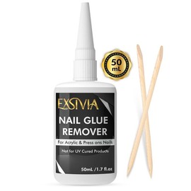 Nail Remover for Press On Nails, Acrylic Nails & Glue On Nails - 50mL Non-Acetone, Gentle & Odorless Debonder Serum Nail glue remover. 50ml
