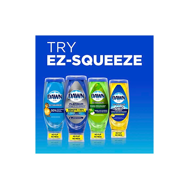 DAWN Dawn EZ-Squeeze Ultra Dish Soap, Washes Away Bacteria, Dishwashing