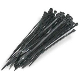 Cinchos Plásticos 3.6x200mm Negros 100 Piezas | Sujetacables Nylon Alta Resistencia | Cinchos para Cableado Organización Hogar Oficina Industria