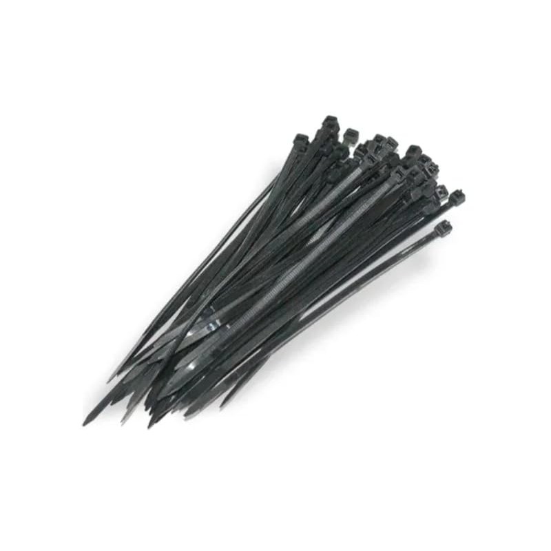 Cinchos Plásticos 3.6x200mm Negros 100 Piezas | Sujetacables Nylon Alta