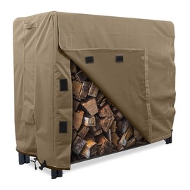 KHOMO GEAR - Heavy Duty Log Rack Cover - 4 Feet - Brown