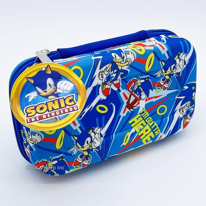 Innovative Designs Sonic Molded Pencil Case, Blue