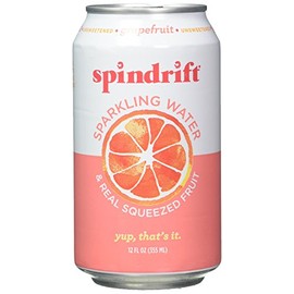 Spindrift Sparkling Water, Grapefruit, 12 Fl Oz