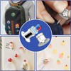 Wzenclave 12 Silver Magnetic Pin Backs Convert Enamel Pins to