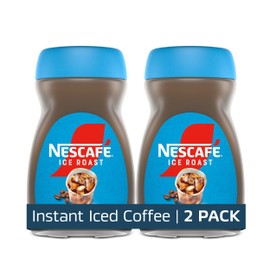 NESCAFÉ Ice Roast, Instant Iced Coffee, 2 Jars (6 Oz Each)