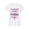 Best Friend T-Shirt with German Text "Best Freundin Der Welt"