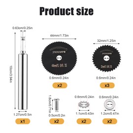 Inside Pipe Cutter for PVC Pipe, Internal Plastic Pipe Cutter 5 High Speed Steel Replacement Saw Blades 1/4" Hex Shank ABS Pipe Cutter Plumbing Tools for Drill & Impact Driver