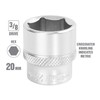 3/8DR SCKT 6PT 20MM