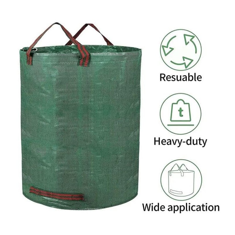 Dihl 2x 120 Litre Heavy Duty Garden Waste Bags, Reusable