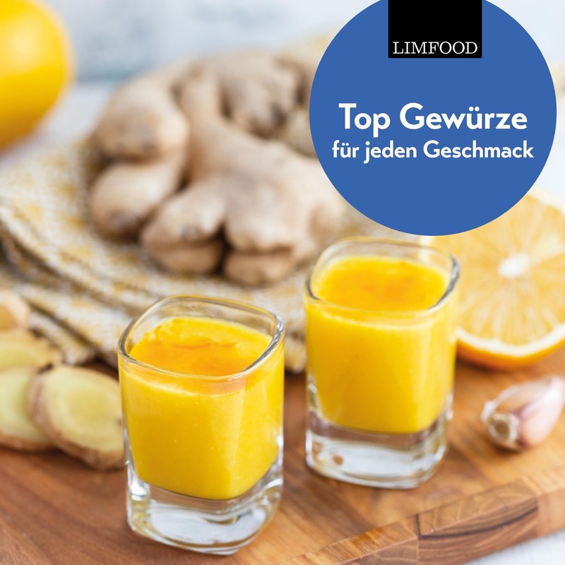 Limfood | 200 g Ginger Shot Powder, Fruity Sharp Ginger