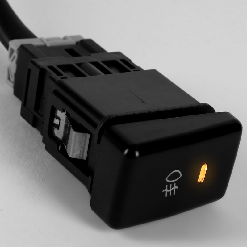 Front Dash Mount Fog Light Lamp Switch w/Wiring Harness Compatible