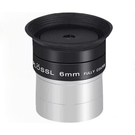 1.25" 6mm Plossl Telescope Eyepiece - 4-Element Plossl Design - Threaded for Standard 1.25inch Astronomy Filters