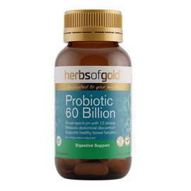 Herbs of Gold Probiotic 60 Billion, 60 Capsules