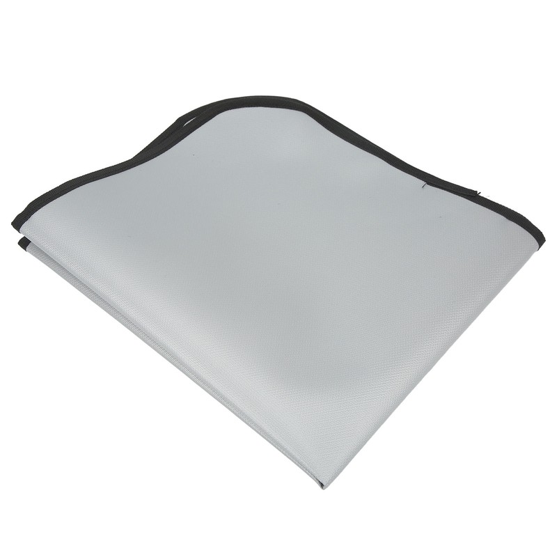 Picnic Fire Blanket Silicone Coated Glass Fiber Grey Filleted Corner