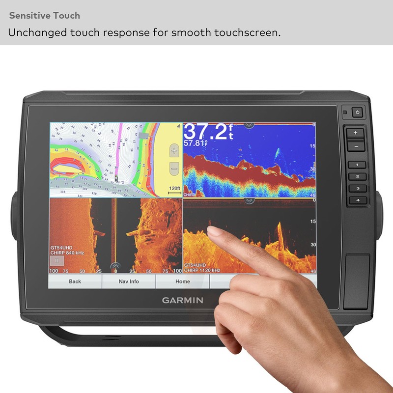 INNOSURE [2-PACK] Tempered Glass Screen Protector for Garmin EchoMAP Ultra