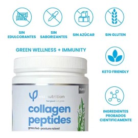 Ela Nutrition Peptidos De Colageno Grass Fed Vit C 30 Srv Sabor Sin Sabor