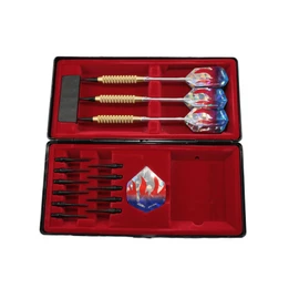 Dartpfeile 3xTurnier-Dartpfeil in Dartbox schwarz von Empire®Dart