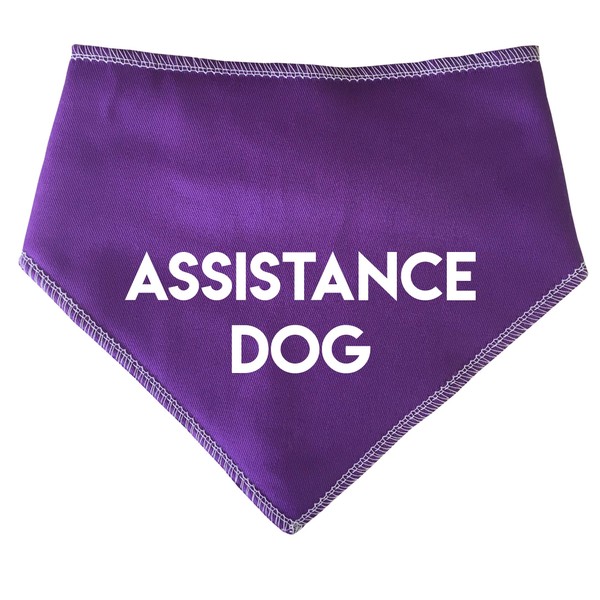 Spoilt Rotten Pets Purple Assistance Dog Alert Help Dog Carer