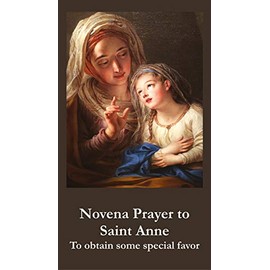 St. Anne, patron saint of grandmothers, prayer card (3-pack)