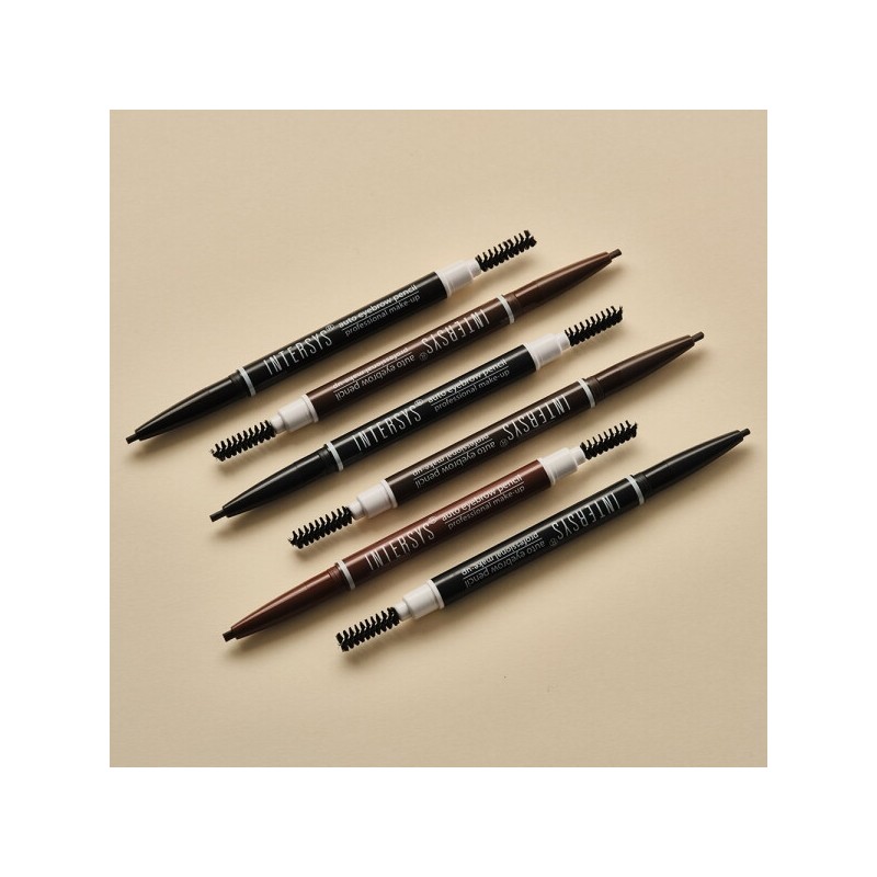 Intersys Auto Eyebrow Pencil No. 4 Dark Brown / 인터시스