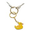 Novel Merk Rubber Ducky - Duck Enamel Keychain with Key