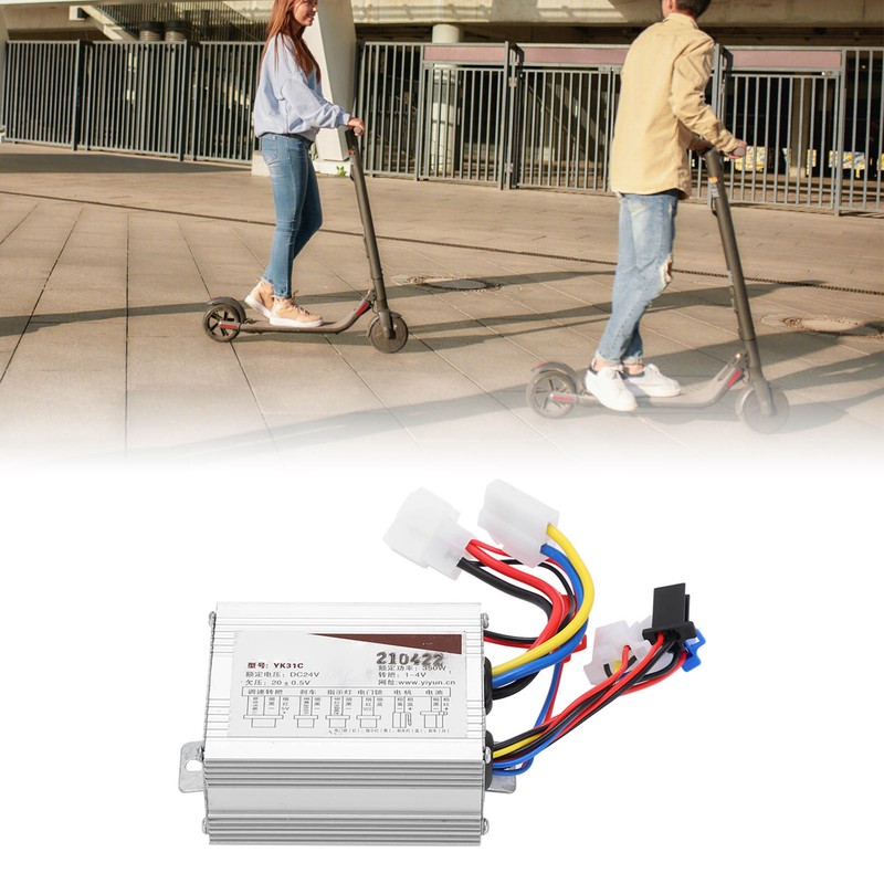 YK31 24V 350W Electric Scooter Controller DC Wire Drawing Motor