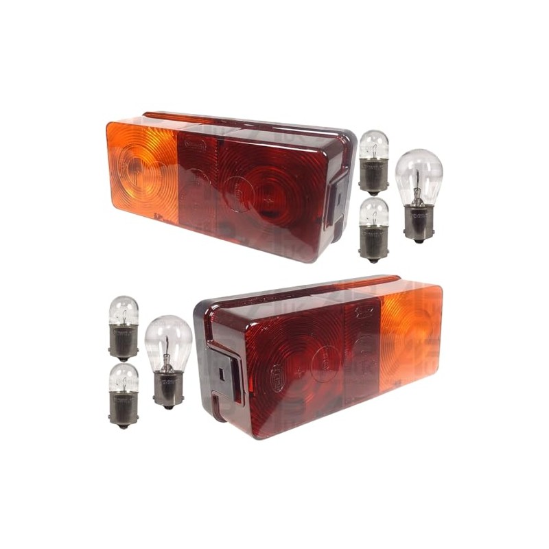 APUK Pair Rear Brake Lights Bulbs Replacement for Case International