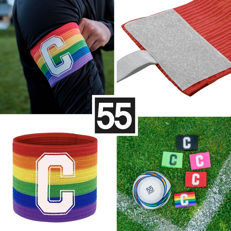 55 Sport Football Adult & Junior Captain's Armband - Junior