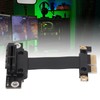PCIE Extension Cable Bilateral Protection Strip Low Loss Good Stability