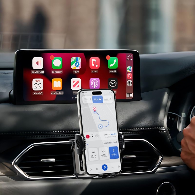 ELOHEI Phone Holder for Mazda CX5 with Custom Base, Specifically