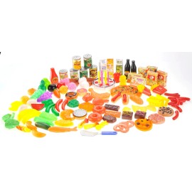 azimporter Deluxe Pretend Play Food Assortment Set