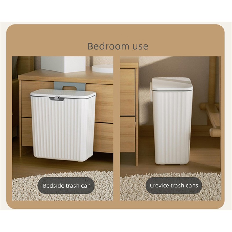 MMCCHB Multi-Purpose Hanging Trash can with lid Kitchen Cabinet Door