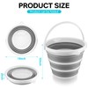 2 Pack Collapsible Buckets - 2.6 Gallon (10L) Large Capacity,