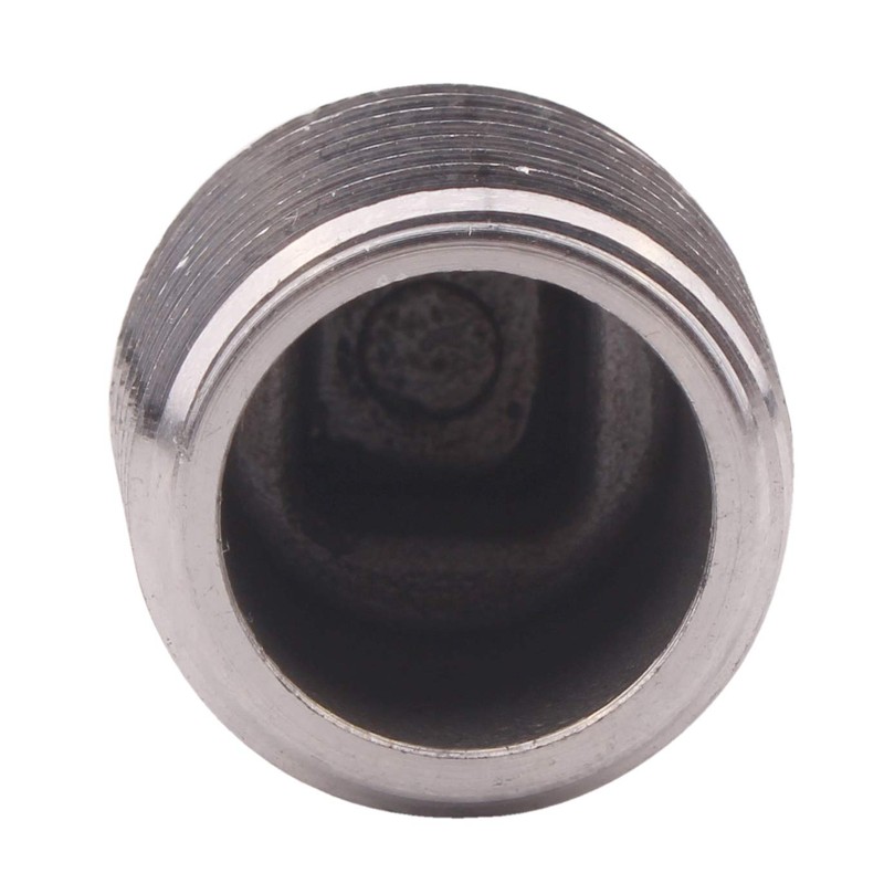 DERPIPE Stainless Steel 304 Cast Pipe Fitting, Square Head Cored