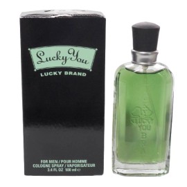 LUCKY YOU Cologne by Lucky Brand 3.4 oz edt Spray Men BRAND NEW CUT TOP