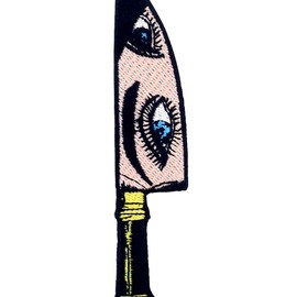 Dagger View Embroidered Iron on Sew on Patch