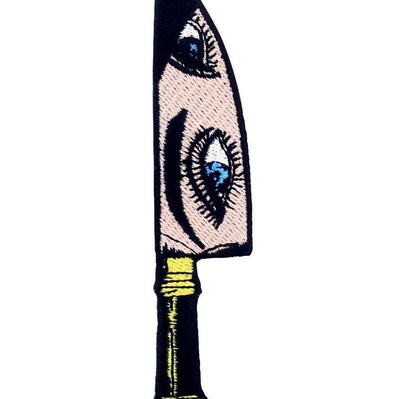 Dagger View Embroidered Iron on Sew on Patch