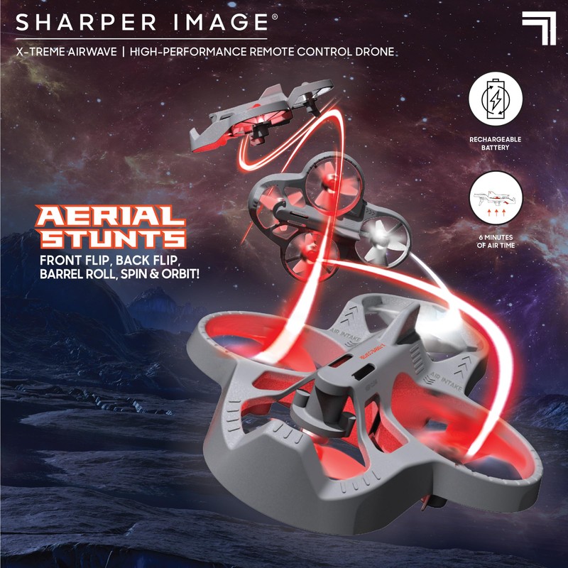 Sharper Image Toy Remote Control Xtreme Airwave Drone