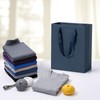 Sdootjewelry Navy Blue Gift Bags, Navy Gift Bag with Handles
