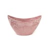 Klocke Plastic bowl for planting or decoration in pastel pink