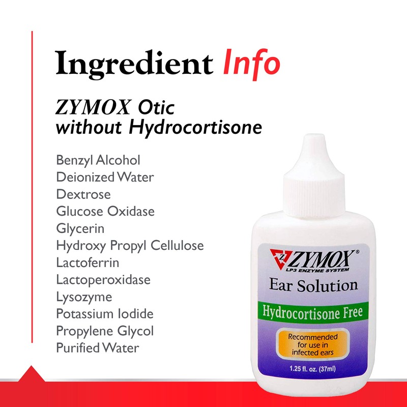 Zymox Otic Enzymatic Ear Solution for Dogs and Cats to