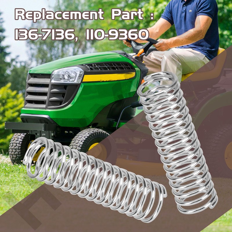 HTJYMY 2-Pack 136-7136 Compression Spring Replaces 110-9360, Compatible with Toro